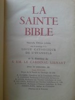 Bible Cardinal Lienart preface