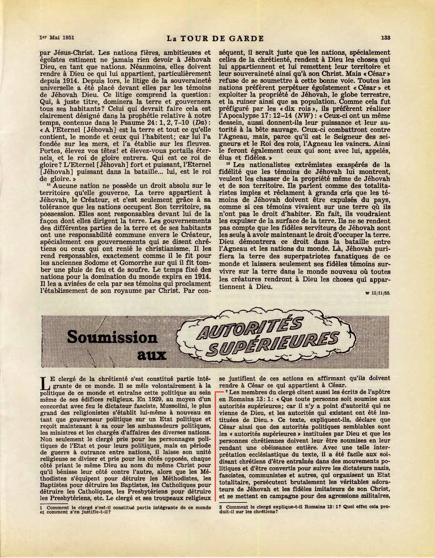 iLes autorités supérieures - Page 2 La-Tour-de-Garde-1-mai-1951-p133