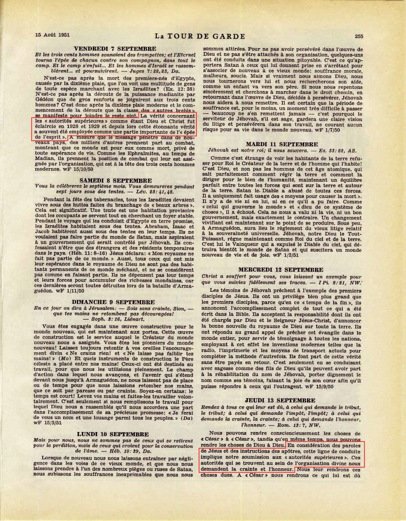 Les autorités supérieures  - Page 2 La-Tour-de-Garde-15-Aout-1951-p255