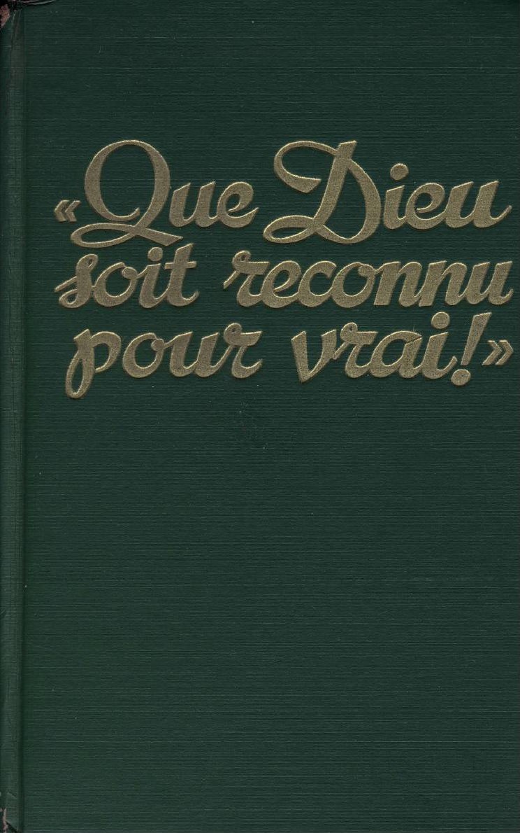Job était l'arrière-petit-neveu d'Abraham  Que-Dieu-soit-reconnu-pour-vrai-premiere-edition1948-cover
