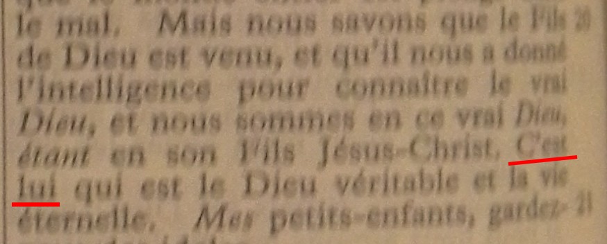 Crampon 1923 1 Jean 5:20 closer