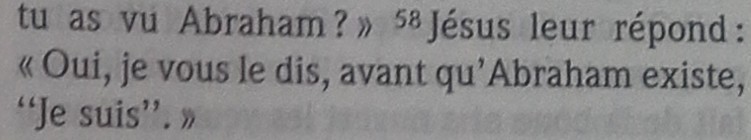 PDV Jean 8:58 closer