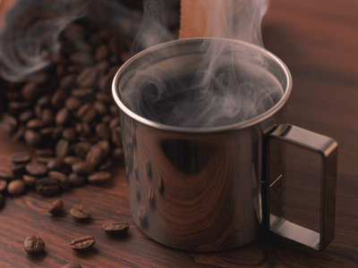 Tasse de café animée